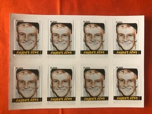 1981 FLEER SUPER STAR MICKEY MANTLE 8 IN 1 PANEL NR-MT-MT - Picture 1 of 2