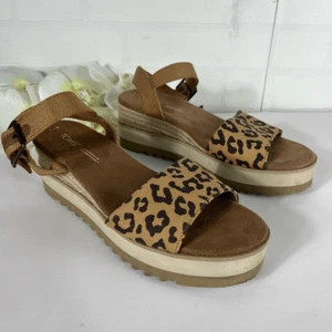 Sandali donna Toms Diana taglia 7,5 stampa leopardata comodi primavera estate - Foto 1 di 15