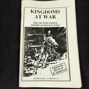 Kingdoms At War 2nd North American Revolution Booklet By Maynard C. Campbell - Picture 1 of 5