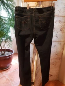 Ralph Lauren, Chaps,Jeans, Bootleg,5 Pocket,Dark Blue Wash,Stretch,14R - Picture 1 of 4