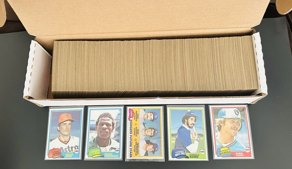 1981 Topps Baseball Complete Set (1-726) EX-MT to NM-MT+ - Image 1 of 4