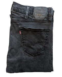 Pantalones de mezclilla para hombre LEVIS STRAUSS & CO Premium 505 grises desgastados *se adapta* W38-40" L32" - Imagen 1 de 12