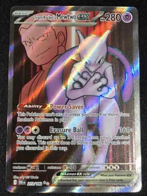 Team Rocket's Mewtwo ex 213/182 Sv10: Destined Rivals Holo - Image 1 of 4