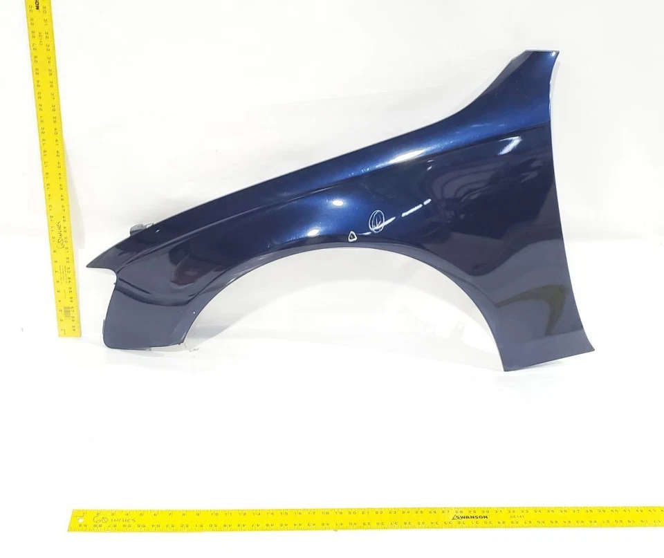 2010 2011 2012 Audi S4 OEM Estoril azul para-lama esquerdo tem ding - Imagem 1 de 4