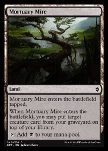 x1 Mortuary Mire - Battle for Zendikar - NM - MTG - Image 1 of 1