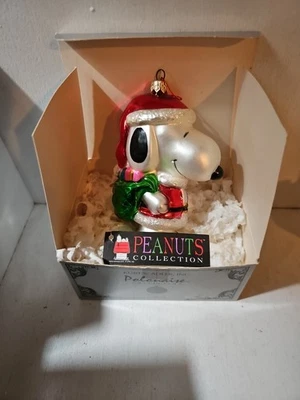Vintage Polonaise Kurt Adler Santa Snoopy Christmas Ornament - AP1046 - Image 1 of 3