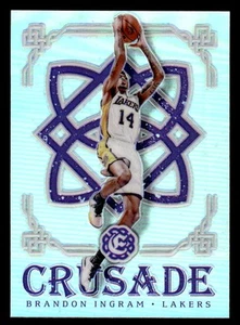 Excalibur #92 Brandon Ingram Crusade Silver Prizm 2016-17 - Imagen 1 de 2