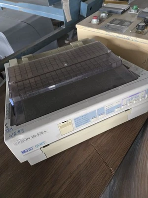 Vintage Epson LQ-570+ Dot Matrix Printer - Image 1 of 4