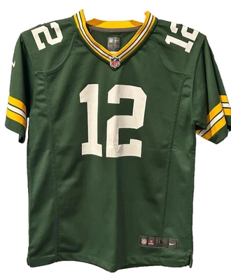 Camiseta Aaron Rodgers Green Bay Packers NFL #12 Camiseta Nike Talla L 14-16 Foto 1 de 4