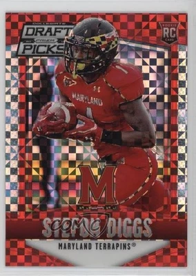 2015 Panini Prizm Collegiate Draft Picks Red Power Stefon Diggs #243 Rookie RC - Image 1 of 2