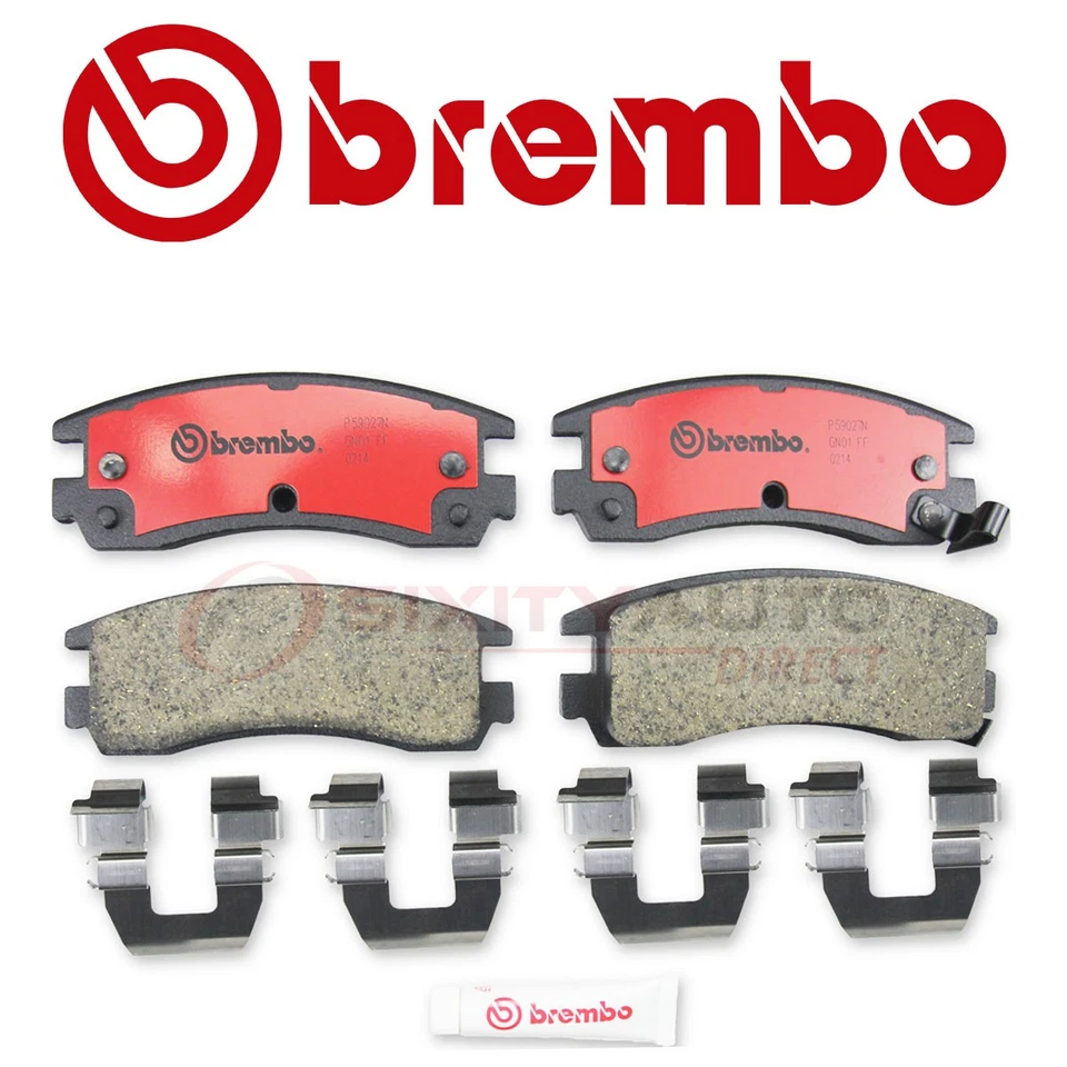 Brembo Rear Disc Brake Pad Set for 1991-1995 Saturn SL  - Braking Stopping kg Foto 1 de 4