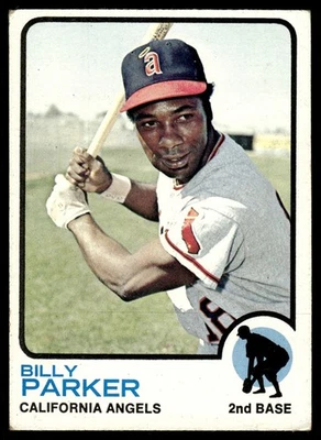 Billy Parker 1973 Topps #354 California Angels 33461 Baseball Card - Image 1 of 2