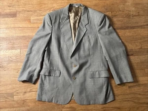 Christian Dior Mens Jacket 44R Grey 2 Button Union Made - Picture 1 of 12