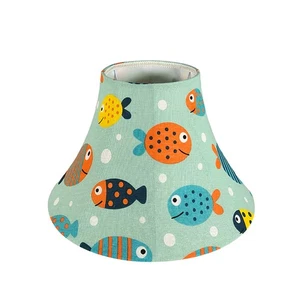 Cartoon Floral Hotel B&B Bedroom Fabric Lampshade Table Lamp Accessories - Picture 1 of 1