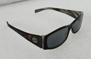 Gucci Dark Brown GG 2523/S Rectangular Vintage Women Sunglasses - Frames Only - Picture 1 of 15