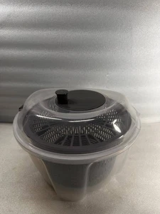 Chef Aid Clear Plastic Salad Spinner & Vegetable Dryer, 4.4 Litre Capacity, Easy - Picture 1 of 7
