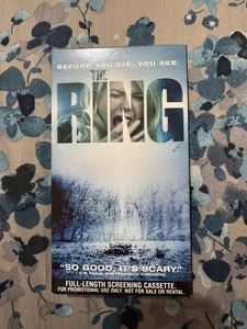 PROMO SCREENER The Ring VHS Movie Sealed - Rare Horror Collection Piece - Picture 1 of 5