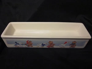 House of Lloyd Weihnachten '88 Vintage Keramik Übertopf Süßigkeitenschale Urlaub Gänse 10"  - Bild 1 von 5