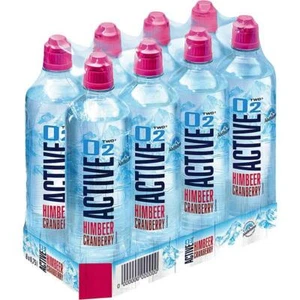 Active O2 Himbeer Cranberry 8 x 0,75 L Flasche Einweg-Pfand - Bild 1 von 2