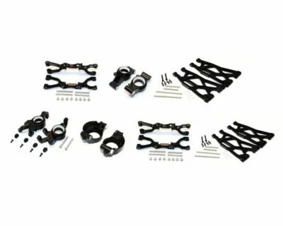 GPM TXM 100 BK Schwarz SET Querlenker Caster Blocks für X MAXX 8S 6S NEU OVP - Bild 1 von 3