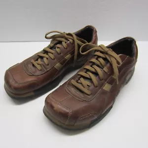 Scarpe Skechers uomo taglia 10,5 pelle marrone pizzo chucky punta quadrata Y2K SN 4422 - Foto 1 di 18