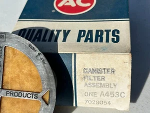NOS AC A453C 7028054 Fuel Vapor Canister Filter 1970-76 GM Vehicles Buick Chevy - Picture 1 of 4
