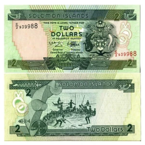 ND (1997) * Banknote Salomonen 2 Dollars "Fishermen" (p18) FDS - Bild 1 von 1