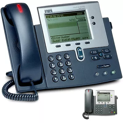 Cisco CP-7940G Ip-Phone CP7940 Home Office IP Telephone Sip Top Condition - Image 1 of 4