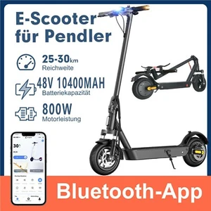 Ohne ABE E-Scooter 800W mit APP,10.4Ah, 8.5“ Reifen,Dämpfung, 25-35km für Alltag - Bild 1 von 17