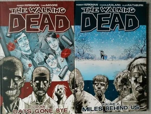 The Walking Dead Vol.1 (14ª impresión) y 2 (ocho impresiones) novela gráfica imagen TPB - Imagen 1 de 11