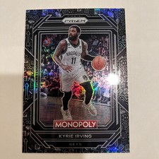 2022-23 NBA PANINI PRIZM MONOPOLY BLACK ICONS LIMITED EDITION KYRIE IRVING NETS