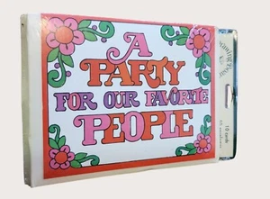 Set di 10 buste vintage con buste "Una festa per le nostre persone preferite" 4-1/8"x5-1/2" - Foto 1 di 3