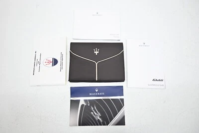 ⭐ 14-21 Maserati Ghibli Owners Information Manual Guide Booklet Set Oem - Image 1 of 4