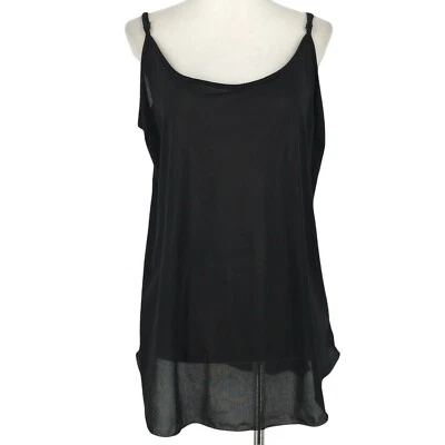 Jessica Simpson Womens Maternity Shirt Large Black Tank Top Sleeveless Pullover - Image 1 of 4