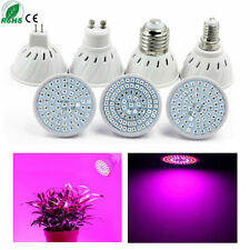 80 LED Plant Grow Light Bulb E14 E27 GU10 MR16 Flower Veg Hydroponic Lamp 7W