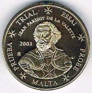Malta 2003 (Gr) probe-pattern-essai - 10 eurocent - Jean Parisot - Picture 1 of 1