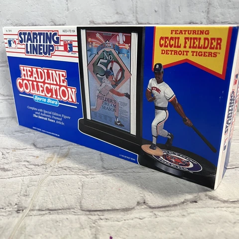 Vintage 1992 Starting Lineup Headline Collection Cecil Fielder Detroit Tigers Cover