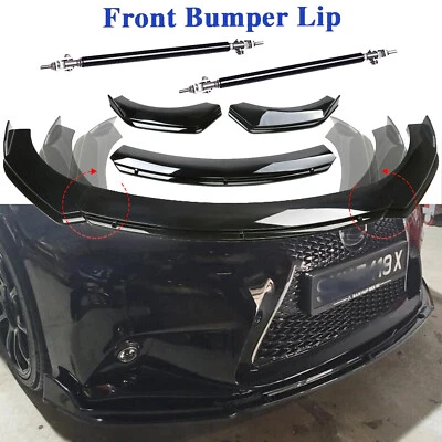 For Lexus RX350 RX350L Front Bumper Lip Part Accessories Splitter+Spoiler Body - Image 1 of 4