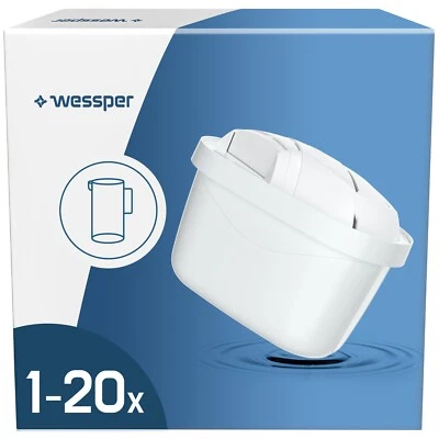 Filterkartuschen mit Aktivkohle & Ionenaustauscher, passend für Brita*-Kanne - Bild 1 von 4