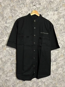 Harley Davidson Denim Button Up Work Mechanic Shirt - Picture 1 of 6