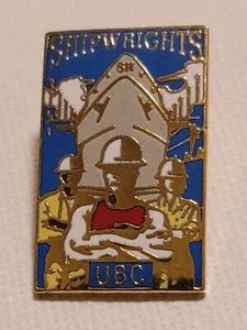 UBC shipwrights 'local union' 611 pin vintage enameled Stunner Brand New - Picture 1 of 4