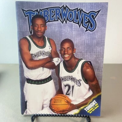 Minnesota Timberwolves Game Program Nov. 11, 1999 vs NY Knicks (NBA) Nice - Image 1 of 4