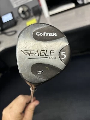 Golfmate Eagle 180cc 5 Wood 21' left Hand Stainless Steel Shafts Driver Used - Image 1 of 4