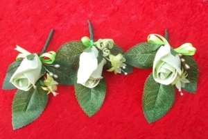 Pistacho/verde lima - ojal, ramillete, flores de boda - por Valerie J - Imagen 1 de 5