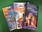 ROBIN HOOD,  LADY & THE TRAMP, THE SWORD in the STONE, 3 x VHS Video Cassettes