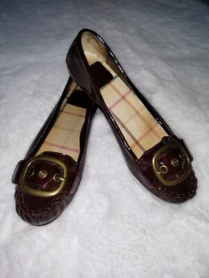 Zapatos planos de ballet Coach para mujer 6B Ornette con hebilla sin cordones punta sin usar, en caja, usados Foto 1 de 4