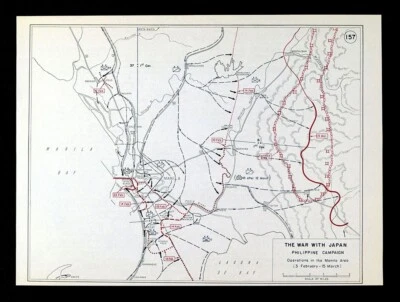 Mapa de la Segunda Guerra Mundial 157 Japón Destrucción de Ciudades Tokio Yokohama Osaka Kobe Nagoya Segunda Guerra Mundial Foto 1 de 2