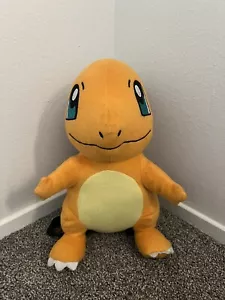 Pokemon Charmander Orange Plush Backpack 14" Adjustable Straps 2016 EUC Clean - Picture 1 of 6