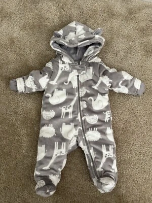 Manta polar nido para dormir gris talla mediana Baby Deedee 0-3 meses Foto 1 de 2