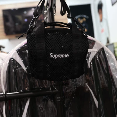 Supreme Mesh Mini Duffle Bag (SS25) Black - Image 1 of 2
